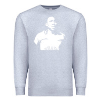 Heather Grey Pele Sillhouette Premium Sweatshirt - artisFamous