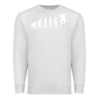 Oatmeal Heather Snowboarding Evolution | Snowboard Mountain Winter Premium Sweatshirt - artisFamous