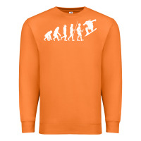 Carrot Snowboarding Evolution | Snowboard Mountain Winter Premium Sweatshirt - artisFamous