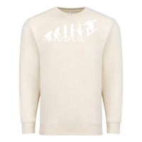Sandshell Snowboarding Evolution | Snowboard Mountain Winter Premium Sweatshirt - artisFamous