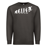 Snowboarding Evolution | Snowboard Mountain Winter Premium Sweatshirt | Teevron