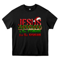 Black jesus is the reason for the season Heavy Core Tee - CowGirlArtShop
