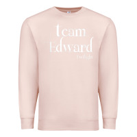 Pale Pink Team Edward Twilight Shirt, Twilight Saga Premium Sweatshirt - artisFamous