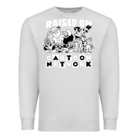 Dove Grey raised on cartoon network Premium Sweatshirt - artisFamous