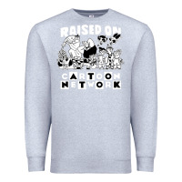 Heather Grey raised on cartoon network Premium Sweatshirt - artisFamous