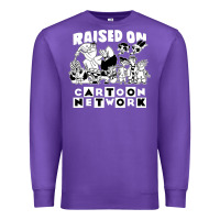 Purple raised on cartoon network Premium Sweatshirt - artisFamous