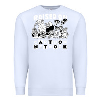White raised on cartoon network Premium Sweatshirt - artisFamous