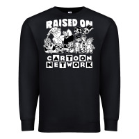 Black raised on cartoon network Premium Sweatshirt - artisFamous