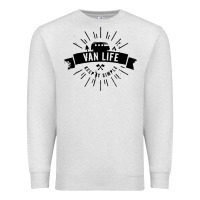Oatmeal Heather camper vintage retro Premium Sweatshirt - artisFamous