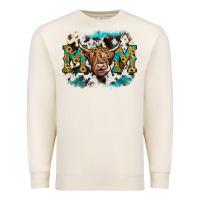 Sandshell highland cow mom Premium Sweatshirt - JahusDesignShop