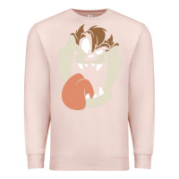 Pale Pink manic taz Premium Sweatshirt - artisFamous