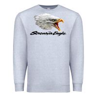 Heather Grey the screaming eagle Premium Sweatshirt - artisFamous