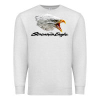 Oatmeal Heather the screaming eagle Premium Sweatshirt - artisFamous