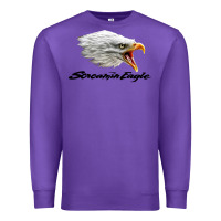 Purple the screaming eagle Premium Sweatshirt - artisFamous