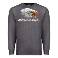 Charcoal Heather the screaming eagle Premium Sweatshirt - artisFamous