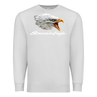 Dove Grey the screaming eagle Premium Sweatshirt - artisFamous