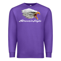 Purple the screaming eagle Premium Sweatshirt - artisFamous