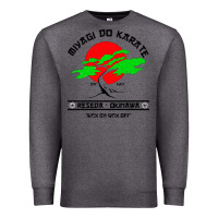 Charcoal Heather MIYAGY DO KARATE Premium Sweatshirt - artisFamous