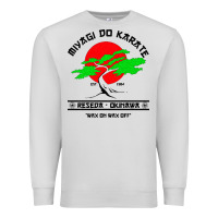 Dove Grey MIYAGY DO KARATE Premium Sweatshirt - artisFamous