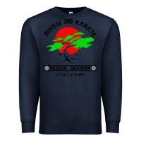 Navy MIYAGY DO KARATE Premium Sweatshirt - artisFamous