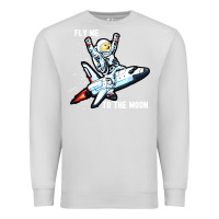 Dove Grey dogecoin hodl to the moon Premium Sweatshirt - artisFamous