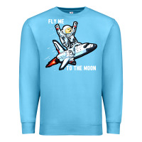 Ocean Blue dogecoin hodl to the moon Premium Sweatshirt - artisFamous