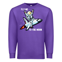 Purple dogecoin hodl to the moon Premium Sweatshirt - artisFamous