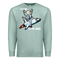 Seafoam dogecoin hodl to the moon Premium Sweatshirt - artisFamous