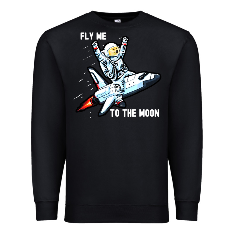 Dogecoin Hodl To The Moon Premium Sweatshirt by artisFamous | Teevron