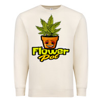 Sandshell flower pot funny weed Premium Sweatshirt - artisFamous