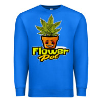 True Royal flower pot funny weed Premium Sweatshirt - artisFamous