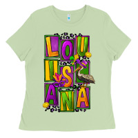 Matcha mardi gras louisiana Ladies Tee - FaDigitalArtStudio