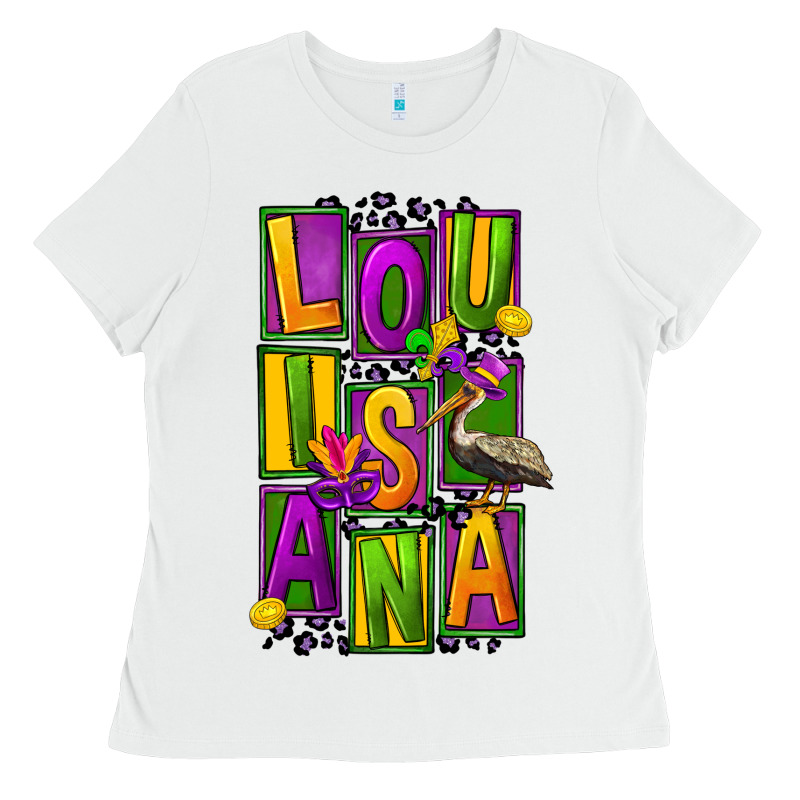 Mardi Gras Louisiana Ladies Tee by FaDigitalArtStudio | Teevron