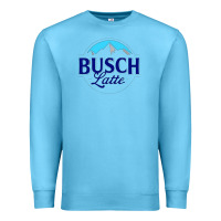 Ocean Blue Vintage Busch Light Busch Latte Premium Sweatshirt - artisFamous
