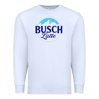 White Vintage Busch Light Busch Latte Premium Sweatshirt - artisFamous