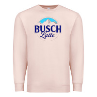 Pale Pink Vintage Busch Light Busch Latte Premium Sweatshirt - artisFamous