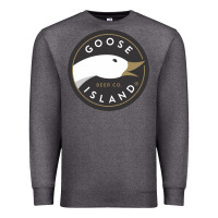 Charcoal Heather Goose Island  Beer Premium Sweatshirt - artisFamous