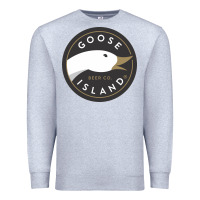Heather Grey Goose Island  Beer Premium Sweatshirt - artisFamous