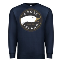 Navy Goose Island  Beer Premium Sweatshirt - artisFamous