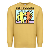 Antique Gold best buddies Premium Sweatshirt - artisFamous
