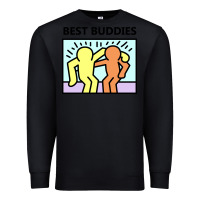 Black best buddies Premium Sweatshirt - artisFamous