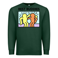 Sports Green best buddies Premium Sweatshirt - artisFamous