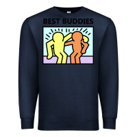 Navy best buddies Premium Sweatshirt - artisFamous