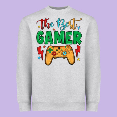 The Best Gamer Heavyweight Sweatshirt Designed By Jahusdesignshop