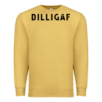 Antique Gold dilligaf do i look like  sarcastic humor Premium Sweatshirt - artisFamous
