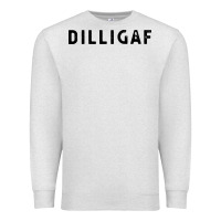 Oatmeal Heather dilligaf do i look like  sarcastic humor Premium Sweatshirt - artisFamous