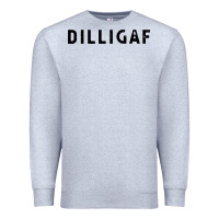 Heather Grey dilligaf do i look like  sarcastic humor Premium Sweatshirt - artisFamous