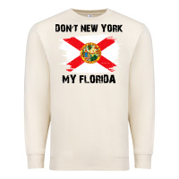 Sandshell don't new york my florida t shirt flag Premium Sweatshirt - artisFamous