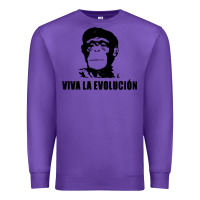 Purple viva la evolucion Premium Sweatshirt - artisFamous