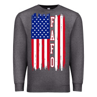Charcoal Heather fafo f4ck around and find out Premium Sweatshirt - artisFamous